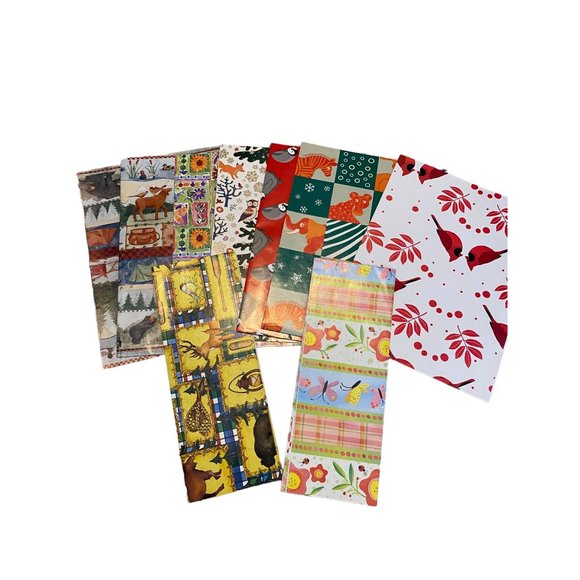 Large Lot vintage Flat Wrap Gift Wrap Wedding, Shower Birthday Scrapbooking Cars - Picture 5 of 15